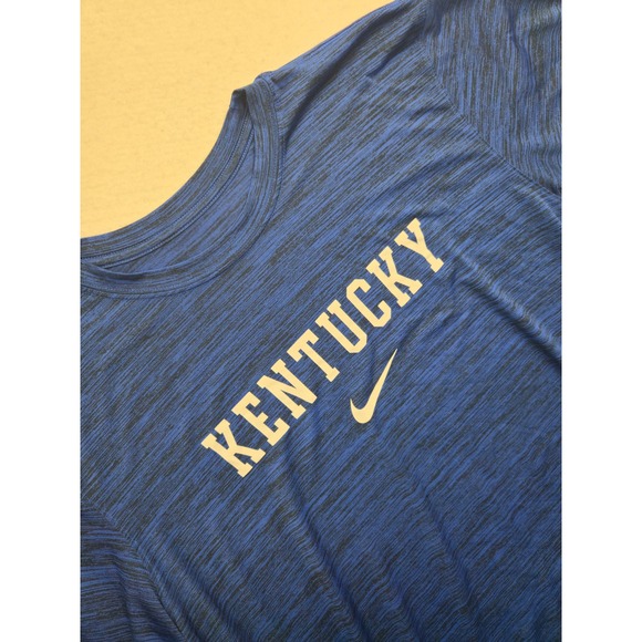 Nike Kentucky Wildcats NCAA Dri-FIT T-Shirt Blue Mens XL FD1934-480 - Picture 1 of 8
